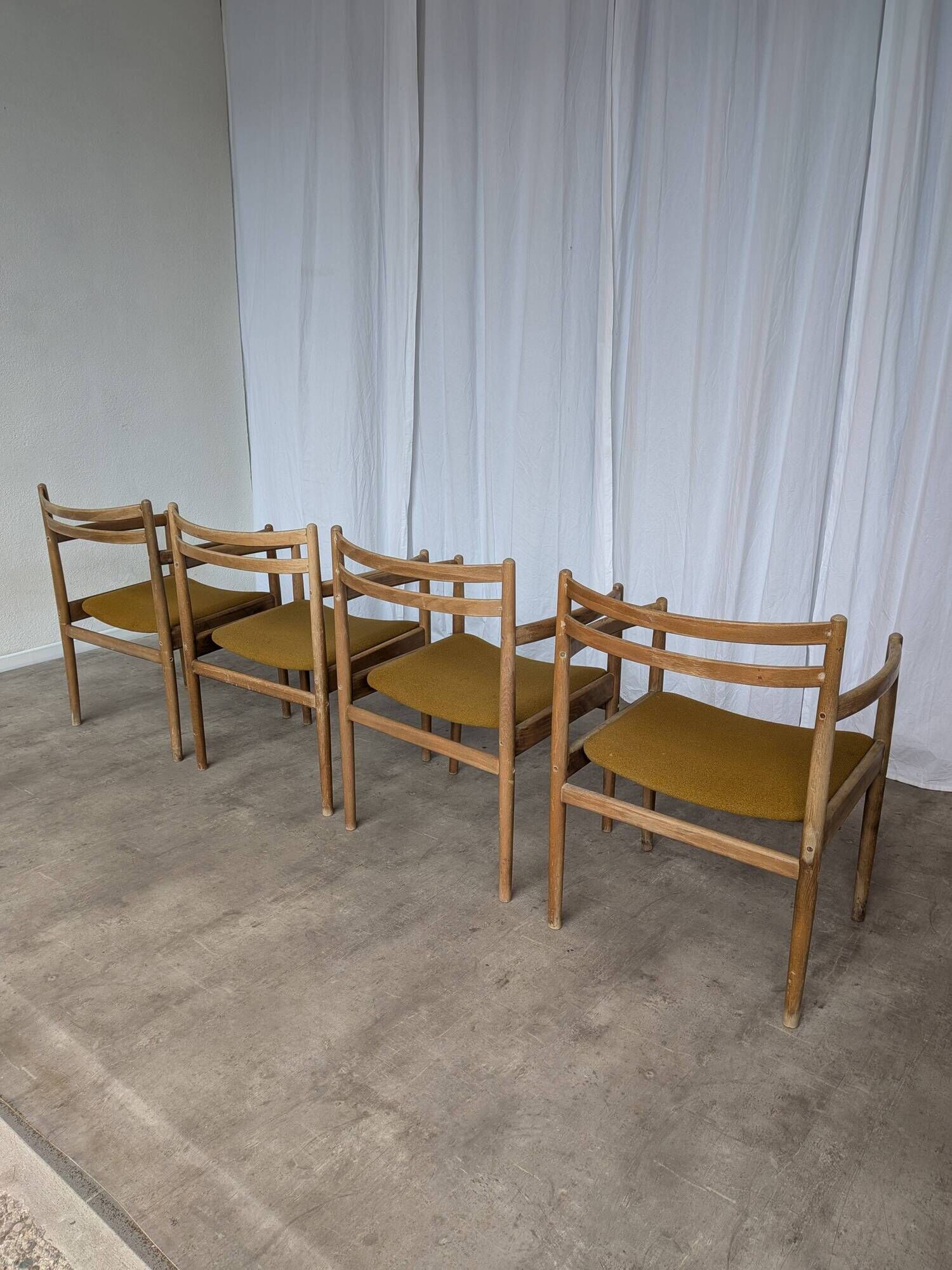Set of 4 Yugoslav STOL Kamnik Armchairs /Vintage Mid Century Dining Chair