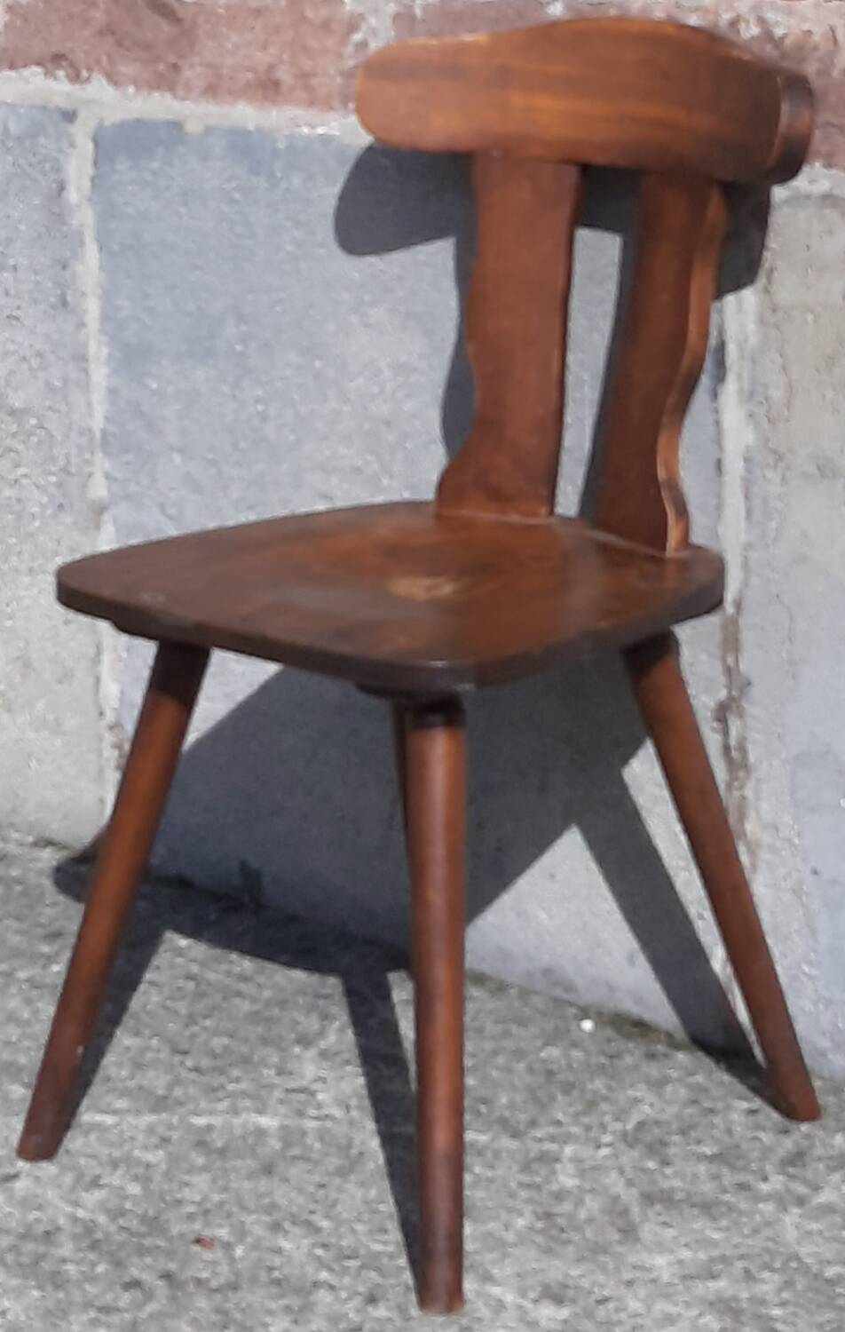 Brutalist bistro chair (1960s)