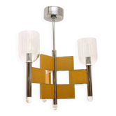 Suspension designed by Gaetano Sciolari, made in Italy. 1970