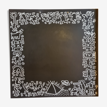 Slate painting Keith Haring "the estate" 1983 Villac edition