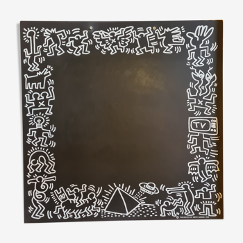 Tableau "ardoise" Keith Haring "the estate" 1983 édition Villac