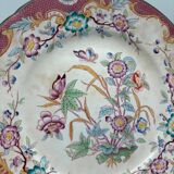 4 Sarreguemines plates, Minton model, 19th century