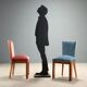Ensemble de chaises vintage en velours