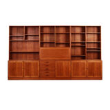 Set of teak bookcases, Danish design, 1970s, designer: Kai Winding