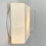 Pair of vintage Lita opaline wall lights, France 1970s