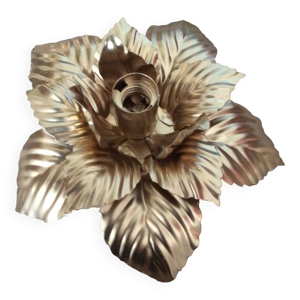 Applique fleur en métal