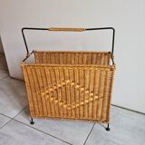 Rattan door reviews with iron frame 50s/60s