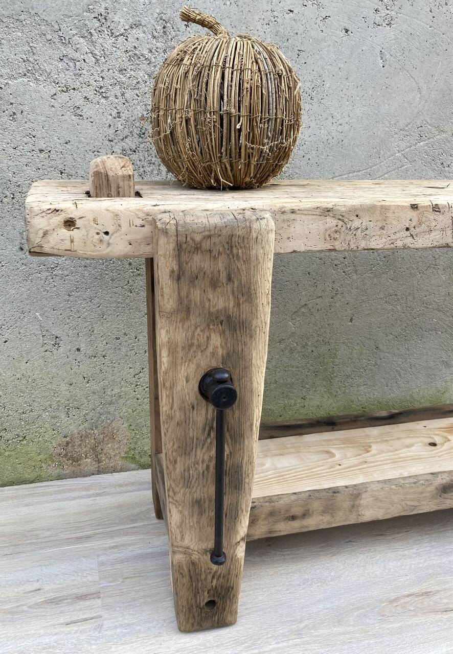 Old small carpenter's workbench