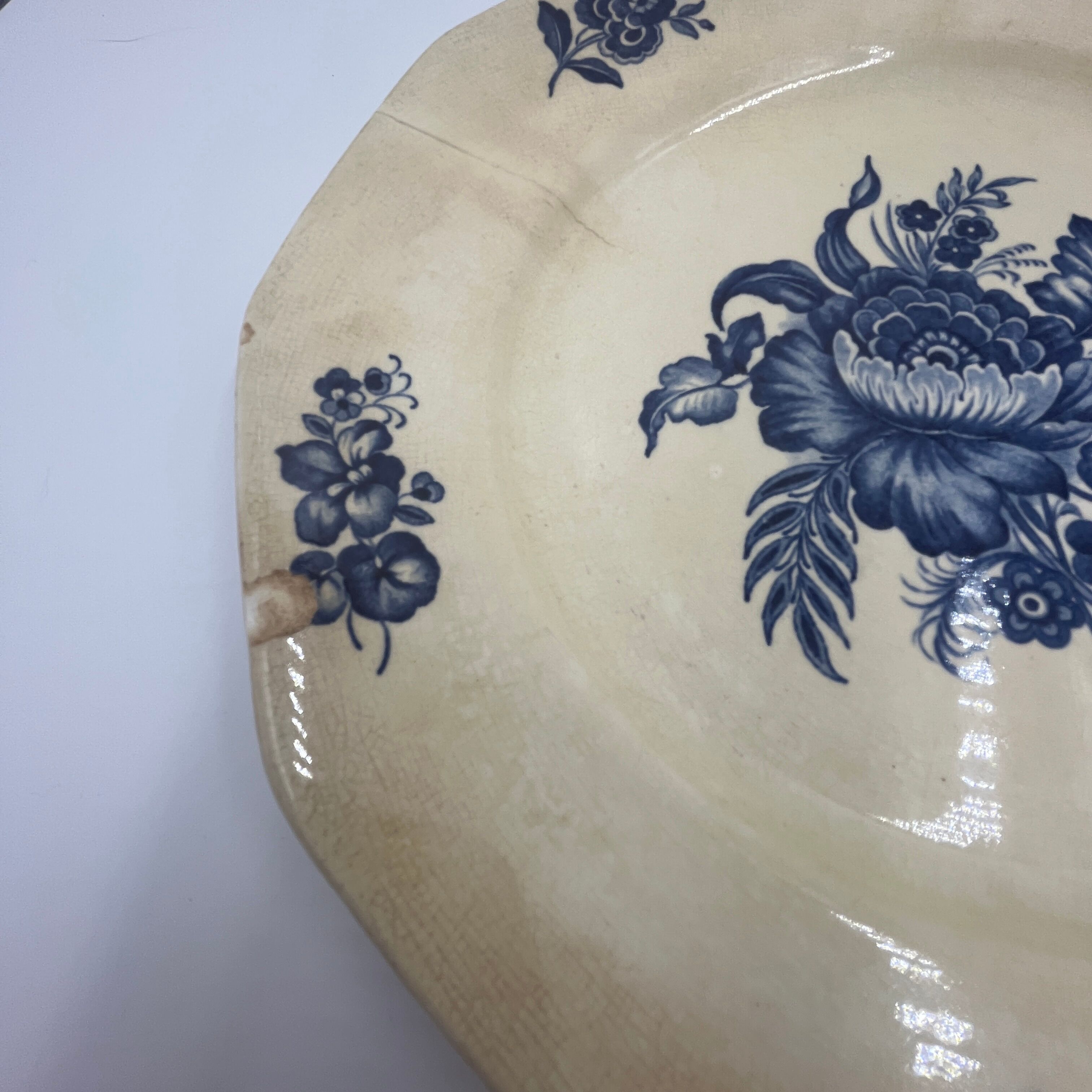 Lot de 4 assiettes décor Téna