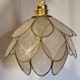 Fleur de lotus en nacre en suspension ou baladeuse