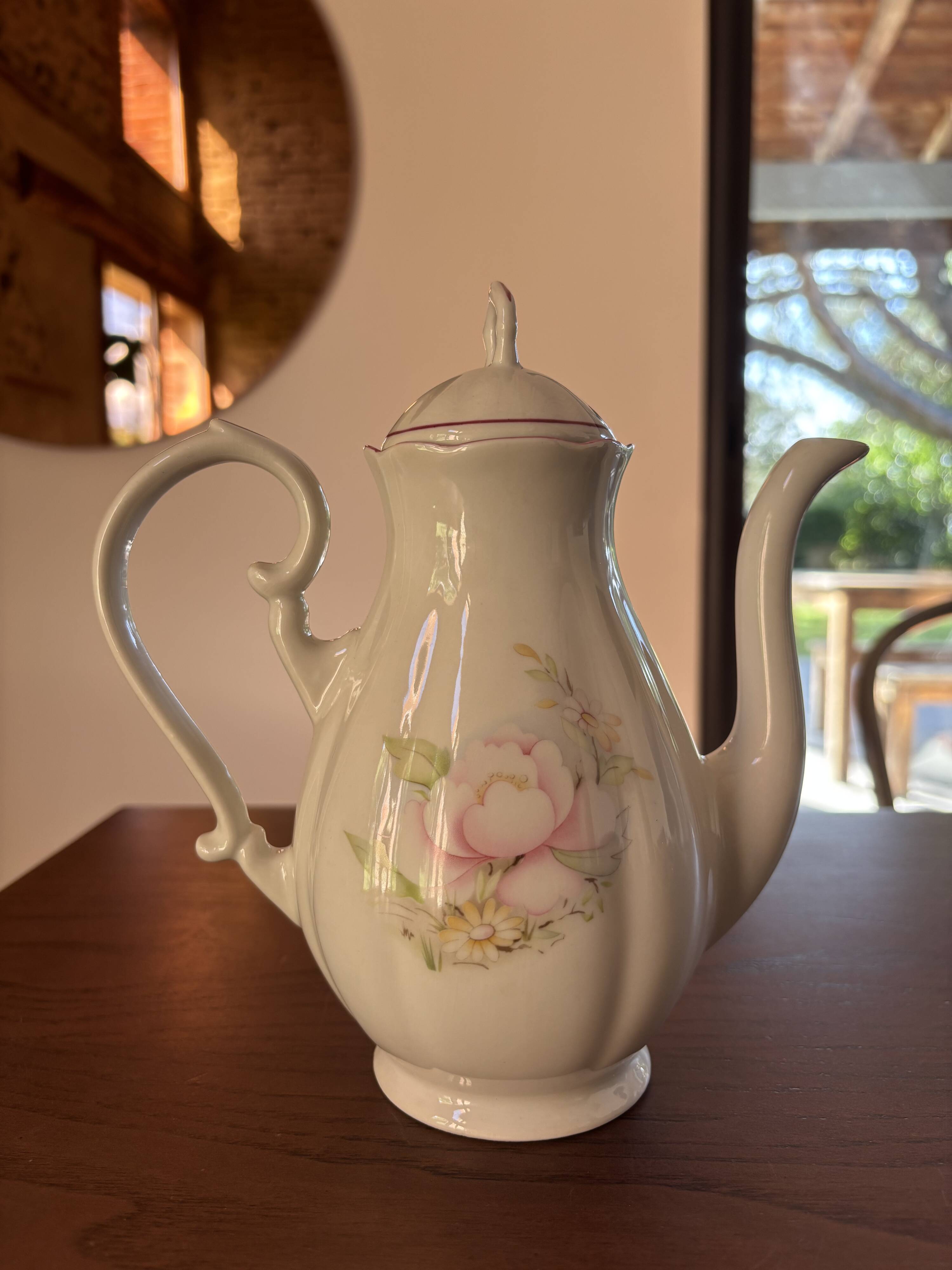 Floral pattern coffee maker FP -124-