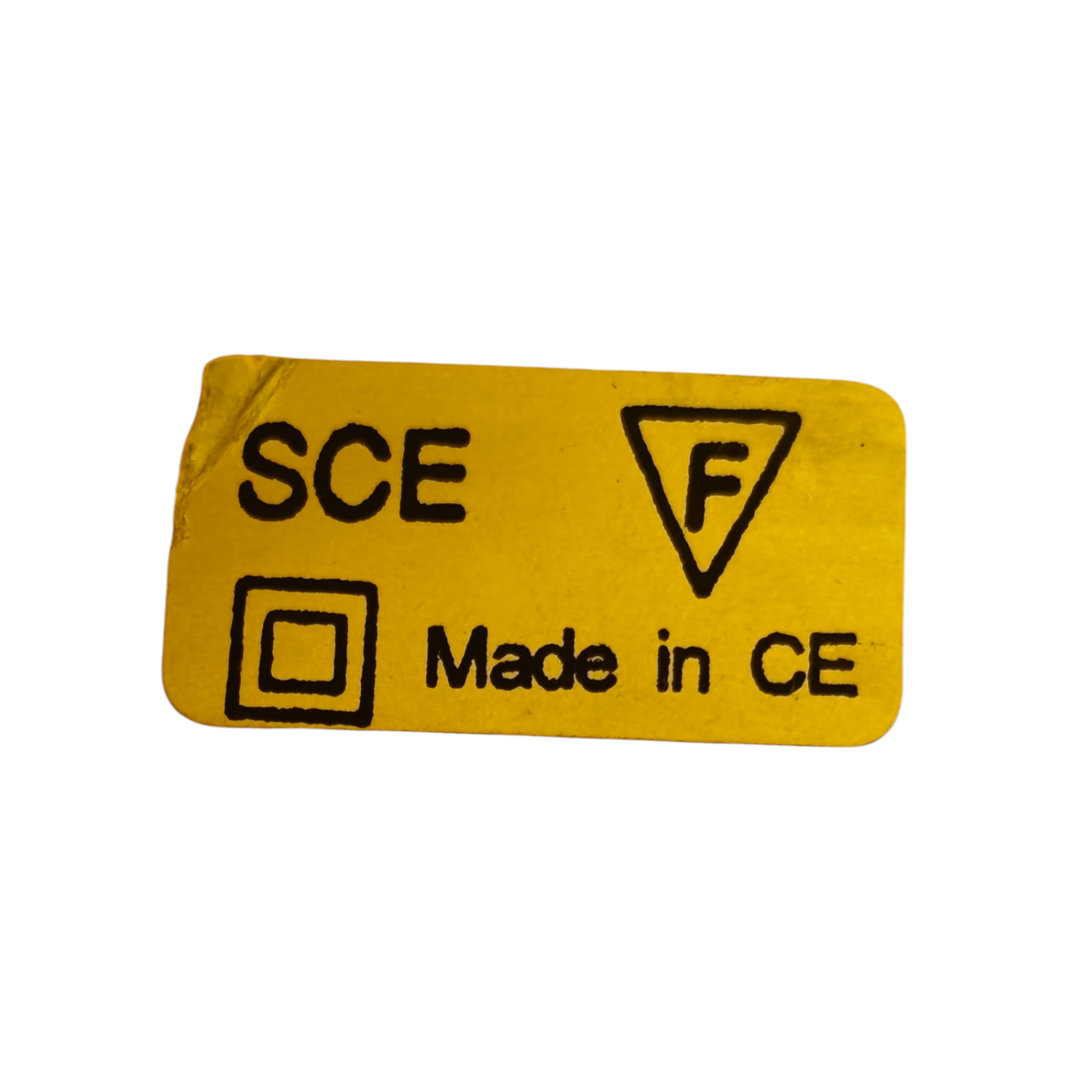 Vintage 1990s SCE Table Lamp - Vibrant Yellow Glass Mushroom Design