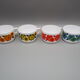 Set of 4 vintage mobile cups