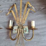 Reed wall lamps Circa 1950