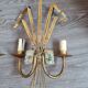 Reed wall lamps Circa 1950