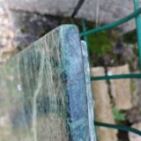 Table basse ancien avec plateau marbre vintage