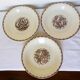 3 Sarreguemines soup plates, Argonne model 210744