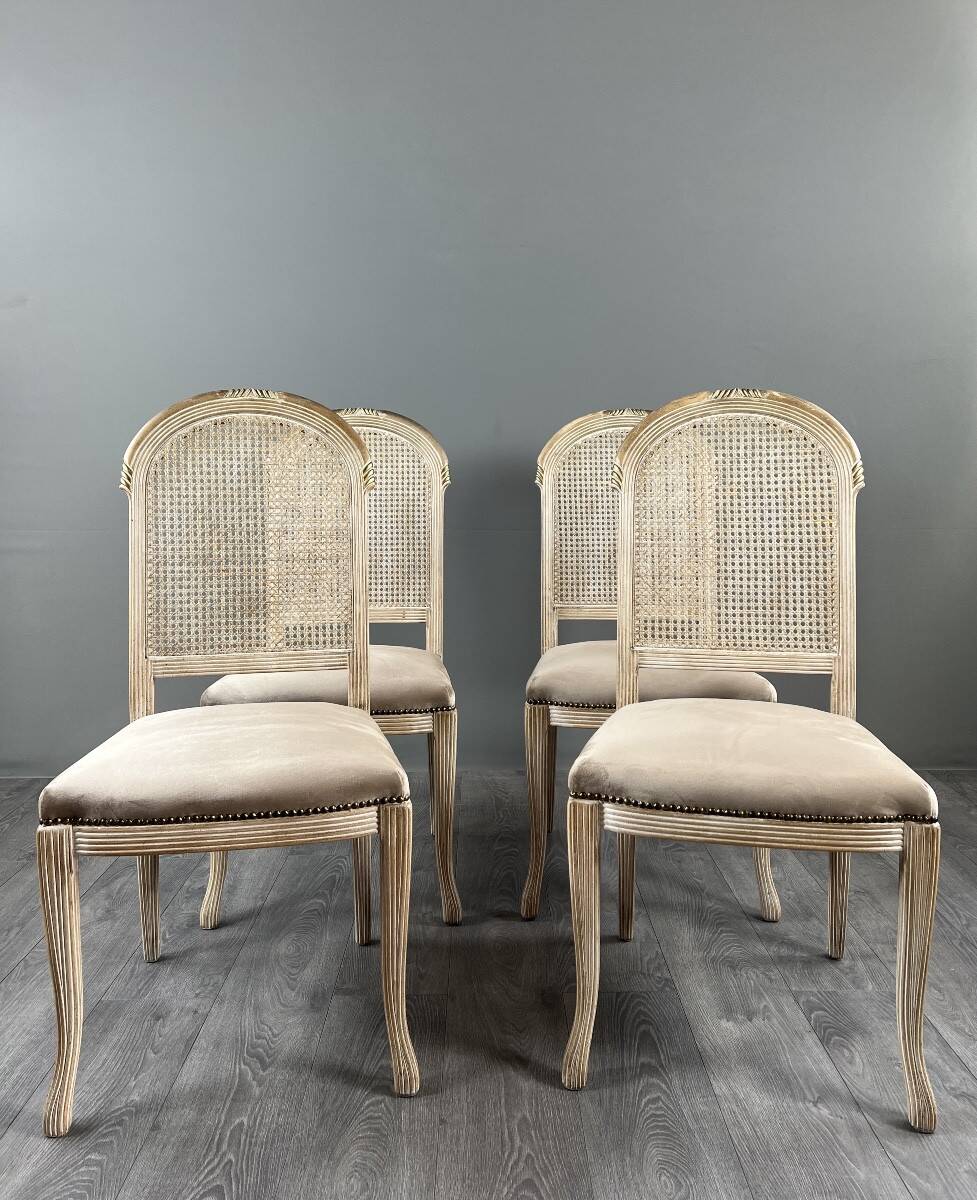Set of four chairs, 20th Century