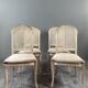 Set of four chairs, 20th Century