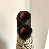 Double cracked effect vase