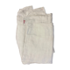 Drap ancien en lin brodé