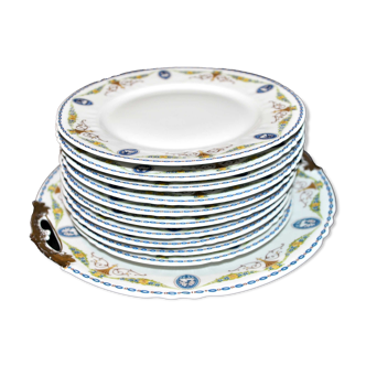 Limoges porcelain dessert service