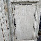Double portes de placard en sapin massif . XX siècle .