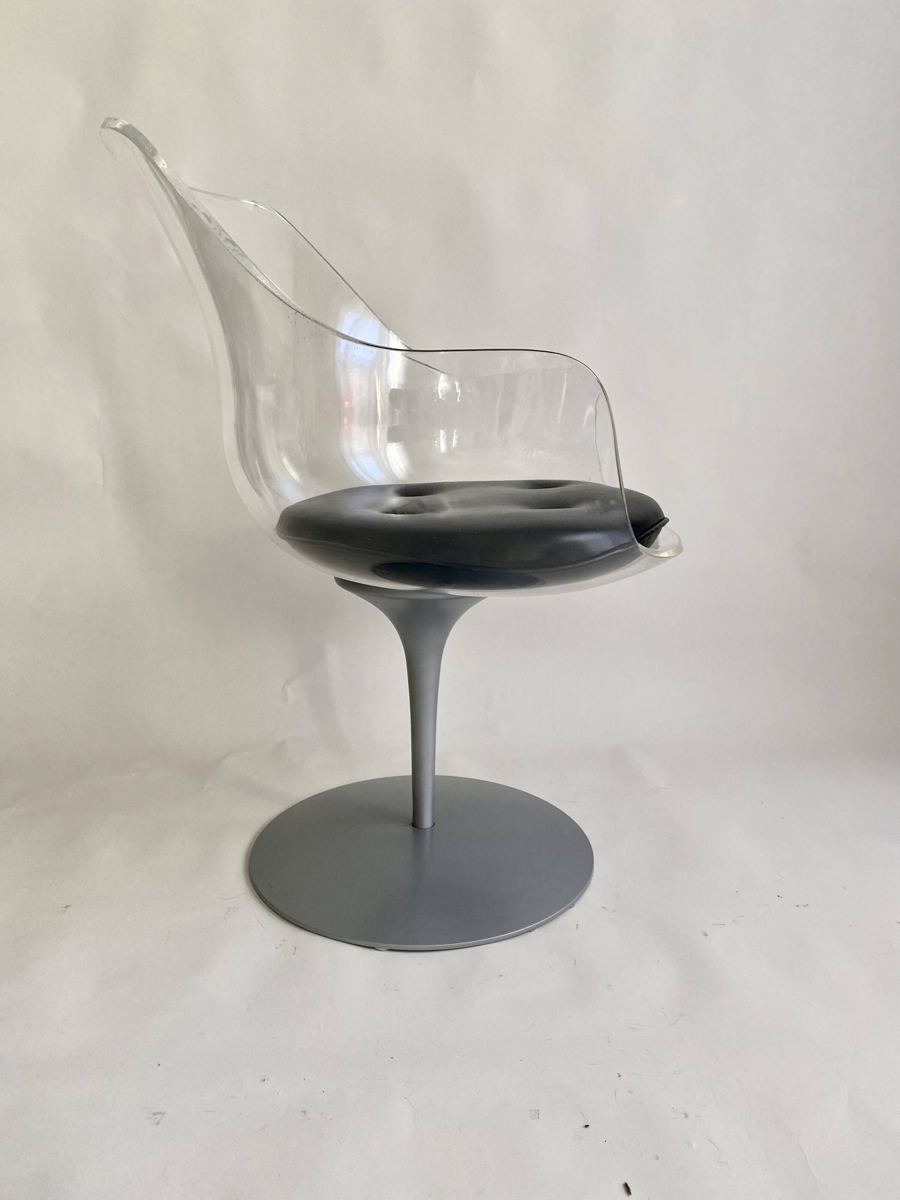 "Champagne" armchair by Estelle and Irvin Laverne