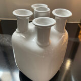Vintage soliflore vase in glazed ceramic