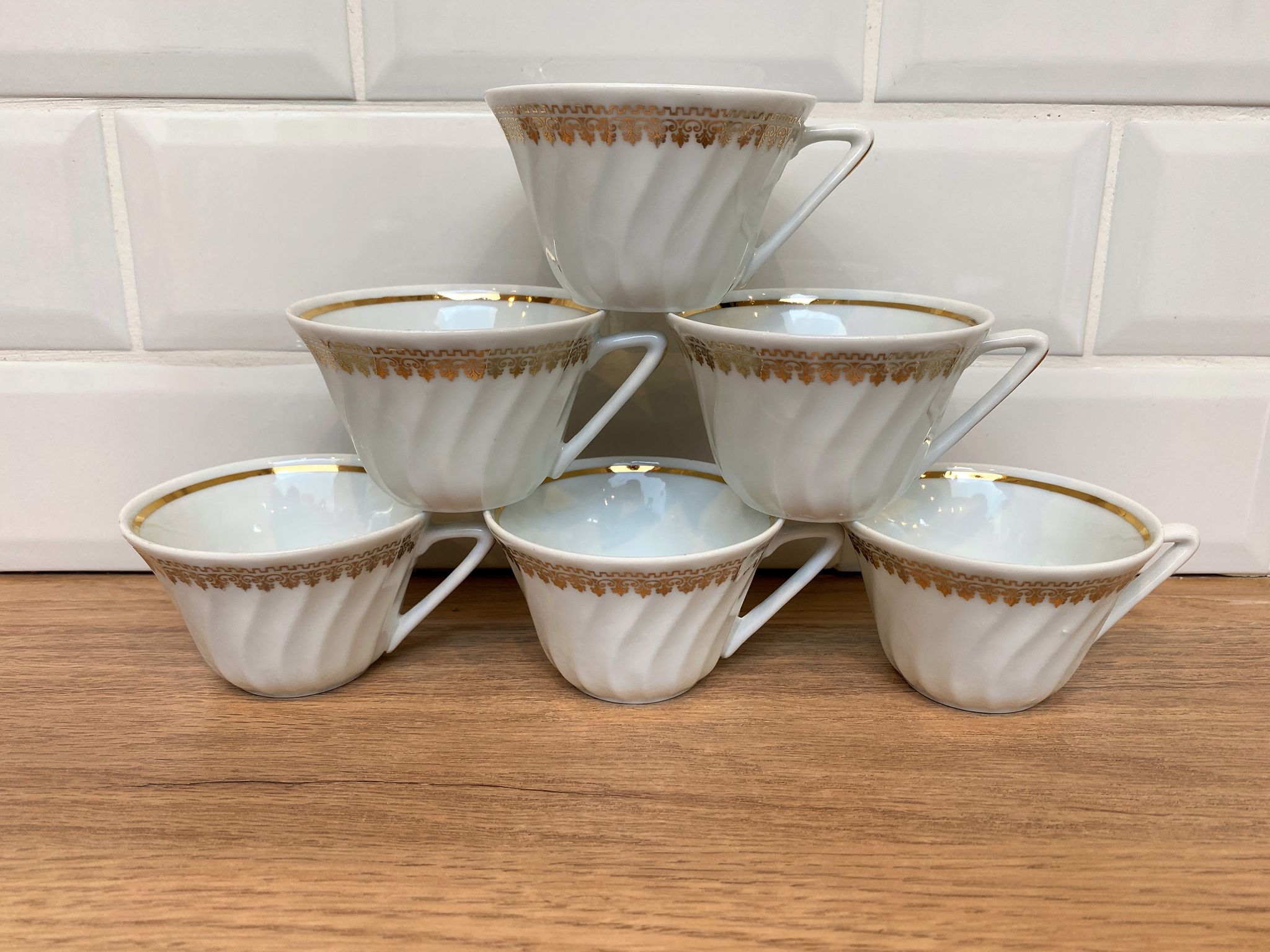 Set de 6 tasses à café Chauvigny F. Deshoulières