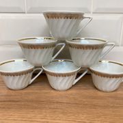 Set de 6 tasses à café Chauvigny F. Deshoulières