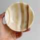 Bowl, alabaster pocket bowl with lid