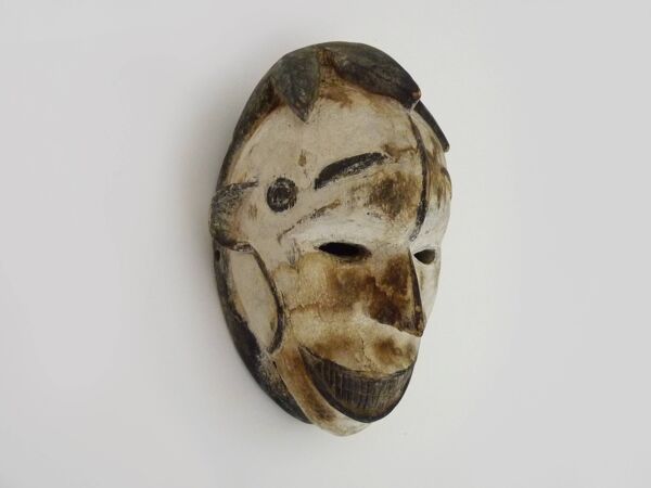 Masque facial Okua Idoma Nigéria. Art Premier. Art Africain. Années 70