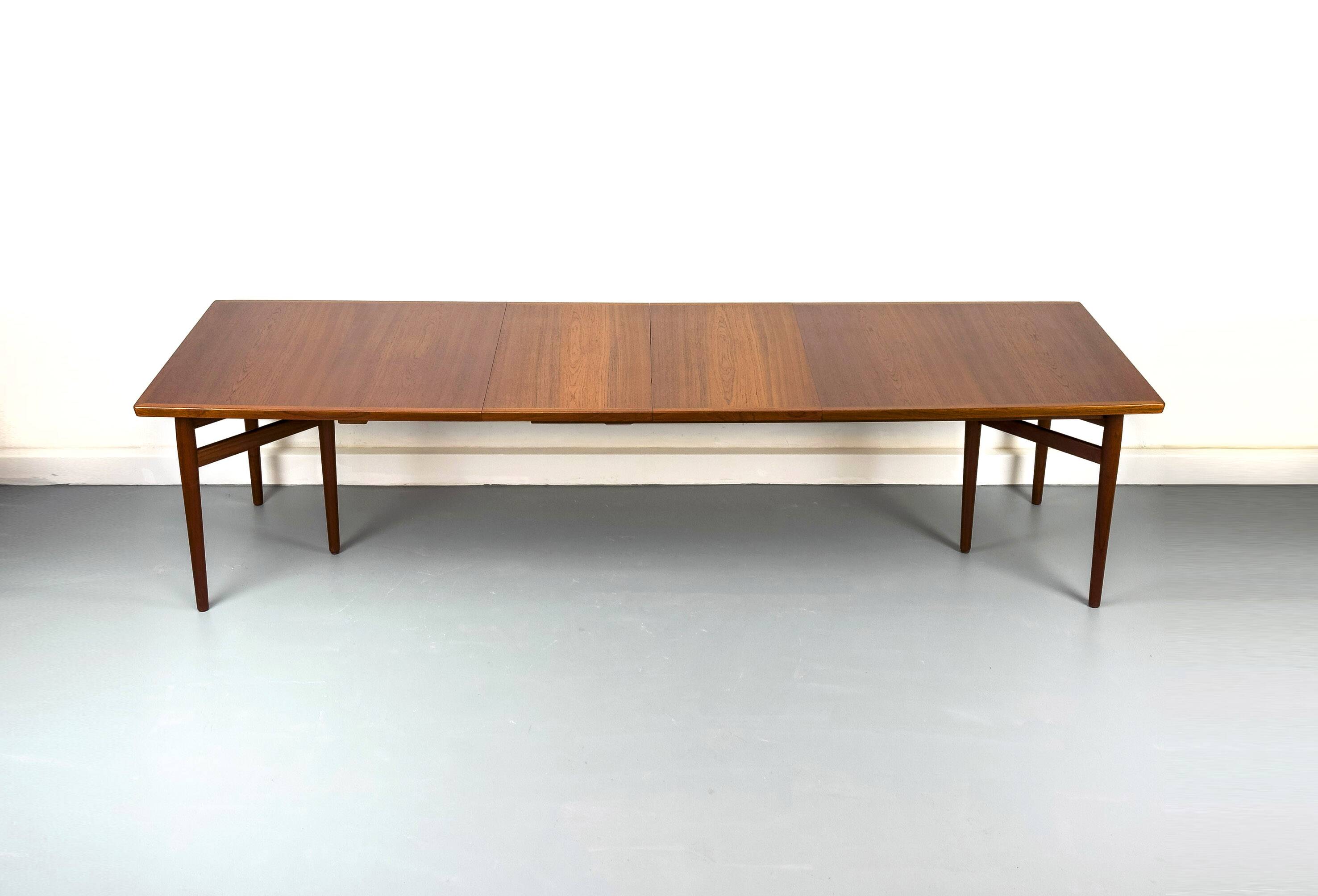 Model 201 Teak Dining Table by Arne Vodder for Sibast, 1960s