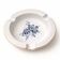 Circular Porcelain Ashtray from Meissen - Blue and Gold Floral Pattern