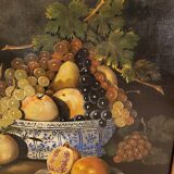 Oil on canvas "fruits"