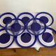 8 assiettes vintage