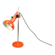 1970s German Orange Adjustable Desk Lamp Bauhaus Style