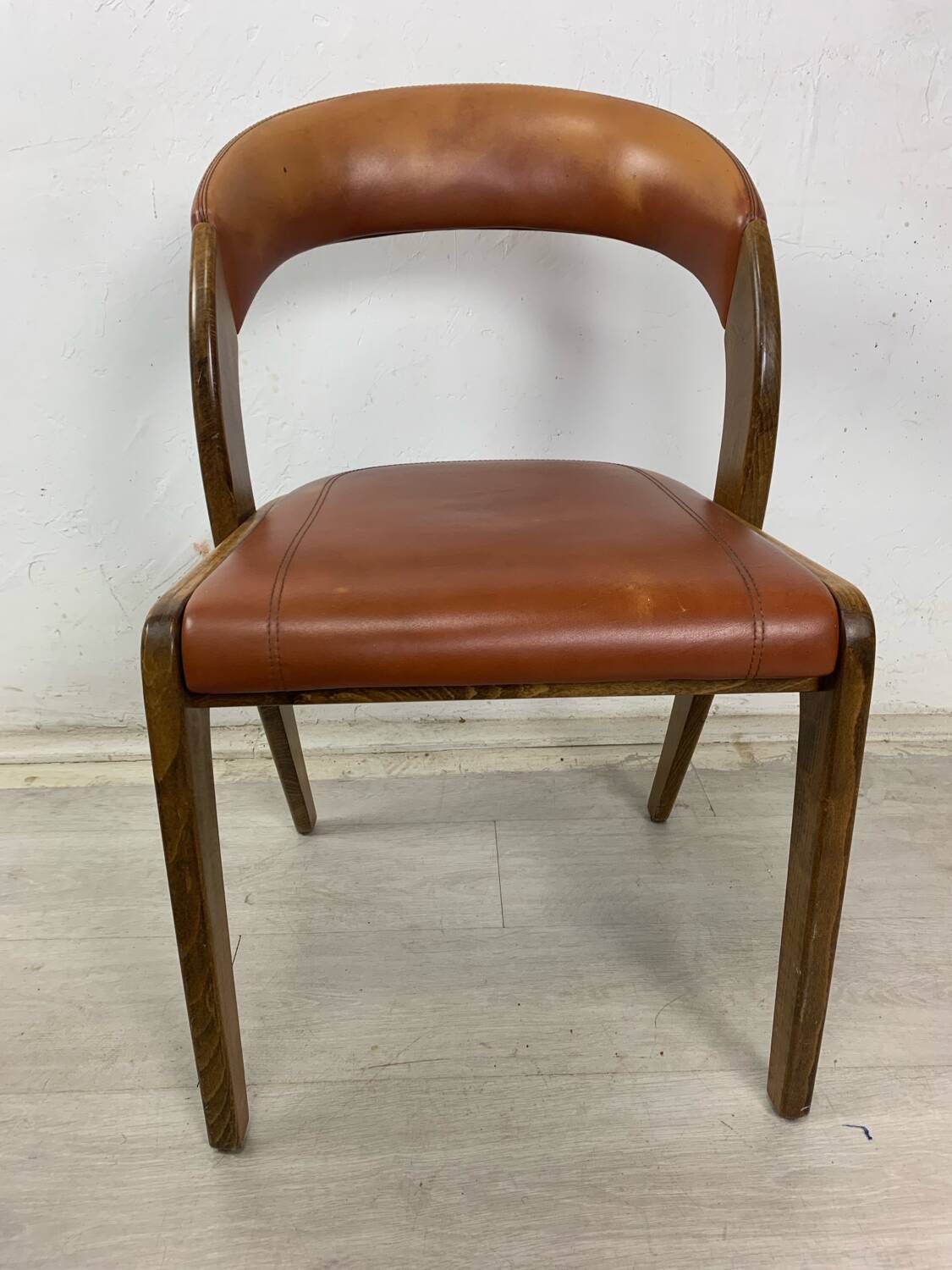 Pair of Baumann gondola chairs