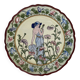 Ceramic dish with Alfons Mucha decor