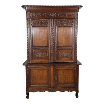 Small Norman two-body oak buffet