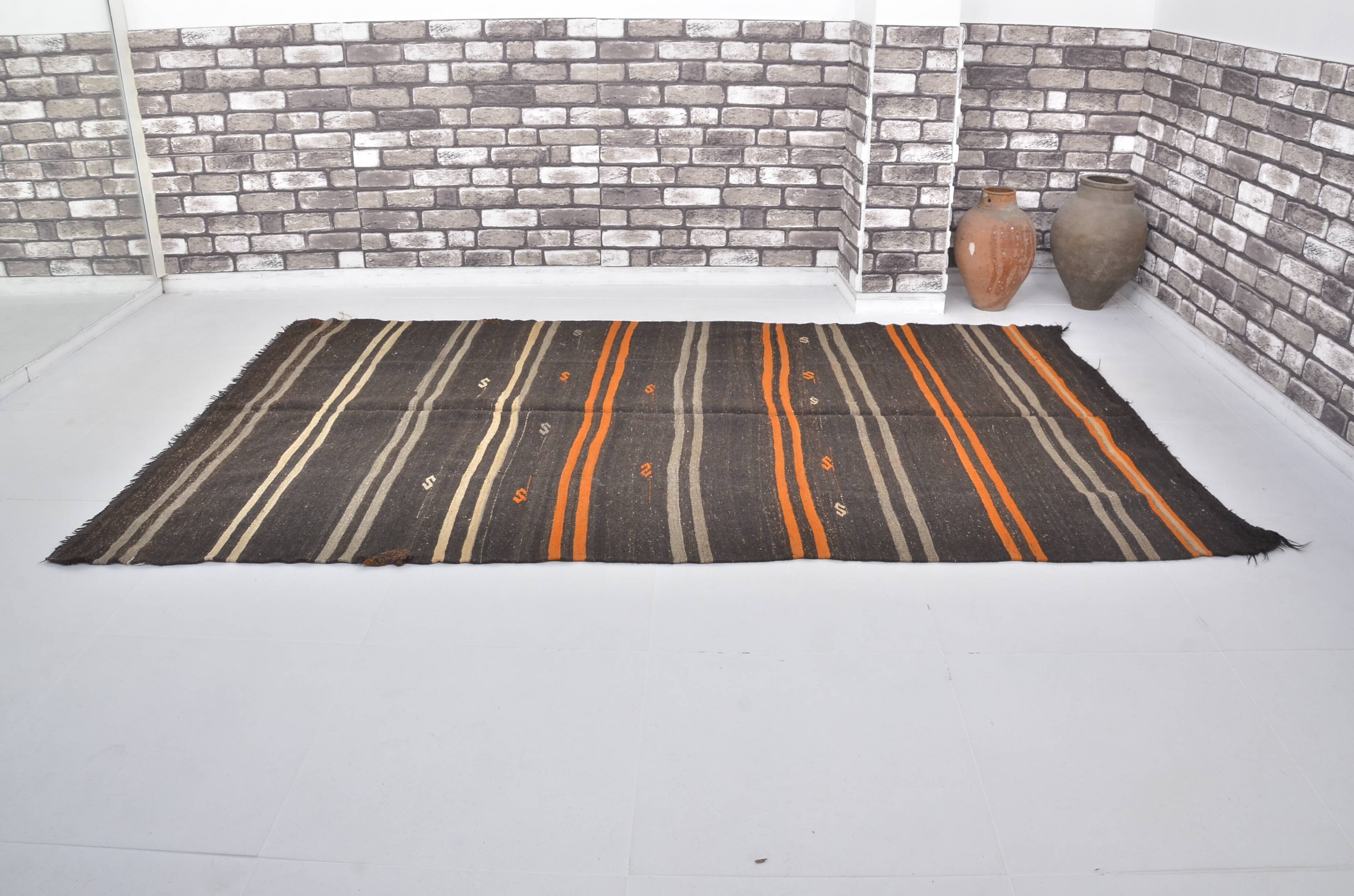 Oushak Organic Vintage Kilim Rug sku  1692