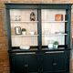 Black and wood dresser bookcase
