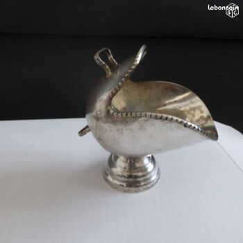 Sugar bowl or Cup in silver metal