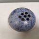 Small gorgeous vase in bluish colours/shades. Netherlands 1970s