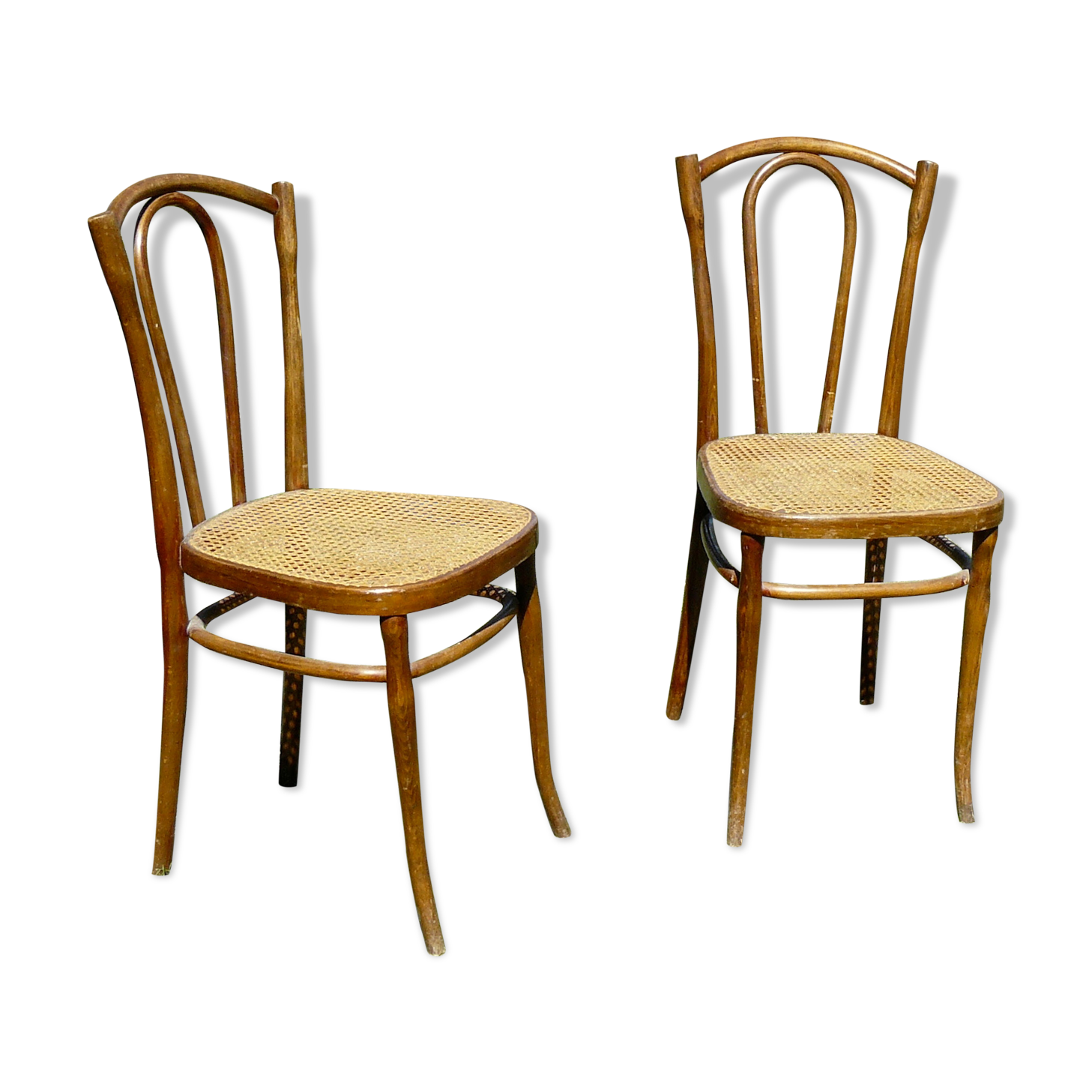 Pair of bistrots chairs J&J Khon
