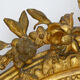 Mirror oval medallion 19th 90x61cm style Louis XVI