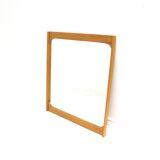 Scandinavian oak mirror, Sweden, 1960, 101cm x 90cm