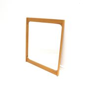 Scandinavian oak mirror, Sweden, 1960, 101cm x 90cm