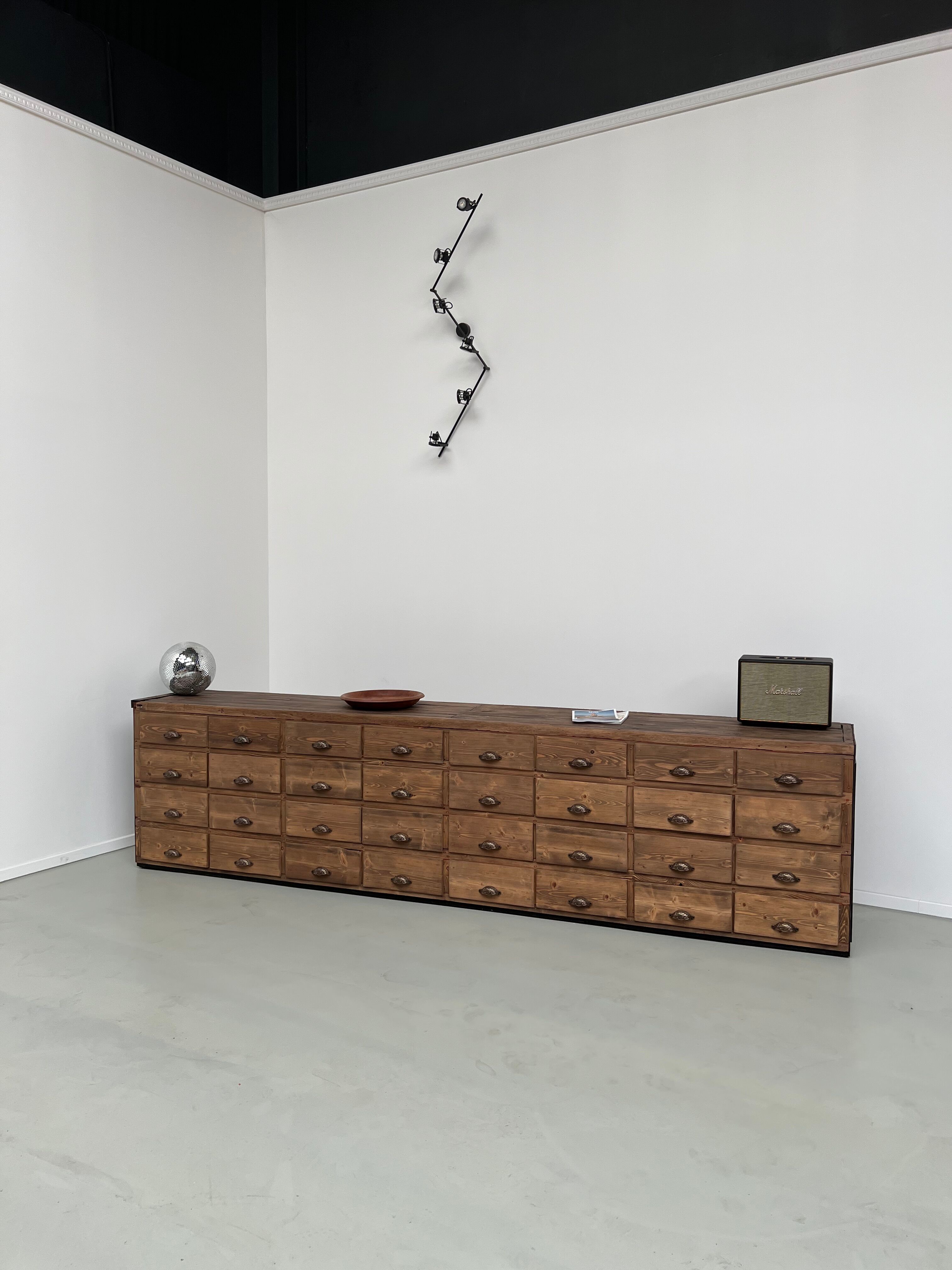 Very large craft furniture with 32 drawers